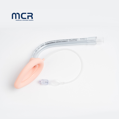 Καλή τιμή. Ξαναχρησιμοποιήσιμο PVC & Σιλικόνη Curved Λαρυγγιακή Μάσκα Αεροδρόμος με μαλακό μανσέτα σε απευθείας σύνδεση