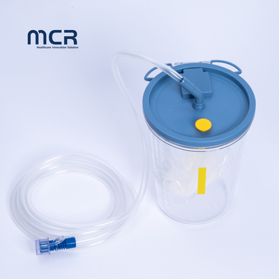 Χρησιμοποιήσιμο ιατρικό 1500ml 2500ml Suction Liner Sac- Suction Liner και Canister 1500cc με στερεωτικό