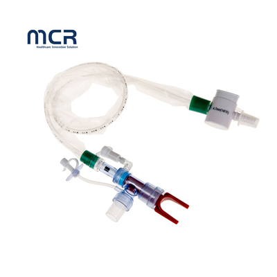 Ιατρικό σύστημα κλειστής αναρρόφησης από PVC για ενήλικες με αυτόματο ξεπλύσιμο