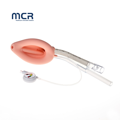 Ιατρική σιλικόνη και PVC Double Lumen Λαρυγγιακή μάσκα