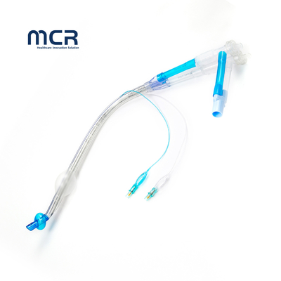 PVC μανικέτα Διπλό φως Ενδοβρόγχιο σωλήνα Ενσωματώσεις Ενδοτροχιακά σωλήνα Βρόγχιο κανύλα