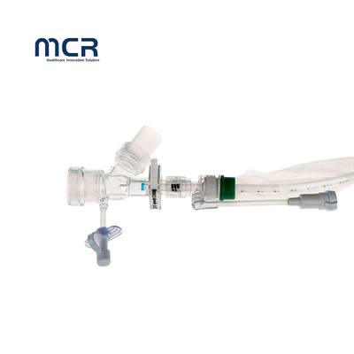 Έναχρηστο σύστημα καθετήρα αναρρόφησης PVC Push Switch&Luer Lock με ISO